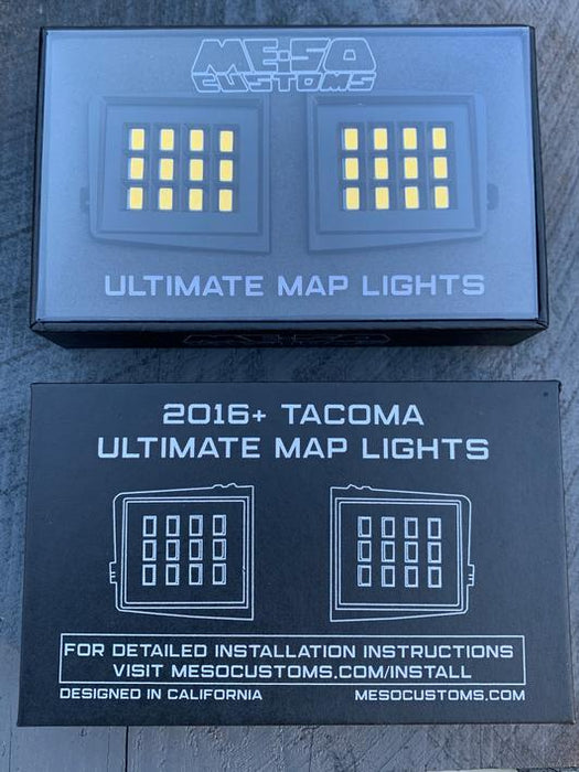 Meso Customs Ultimate Map Lights For Tacoma (2016-2023)