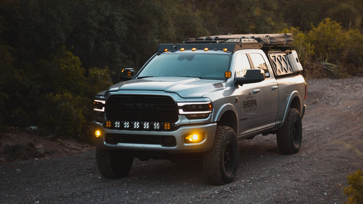 3500 Rack Rear Sherpa Diablo Roof Rack For Ram 2500/3500 Crew Cab (2019-2023 ...