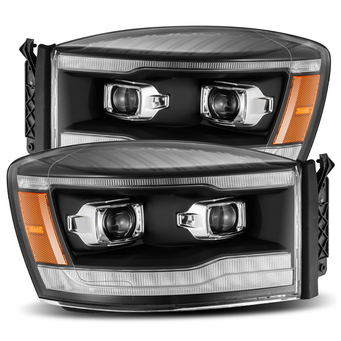 Alpha Rex LUXX-Series LED Projector Headlights For Ram (2006-2008)