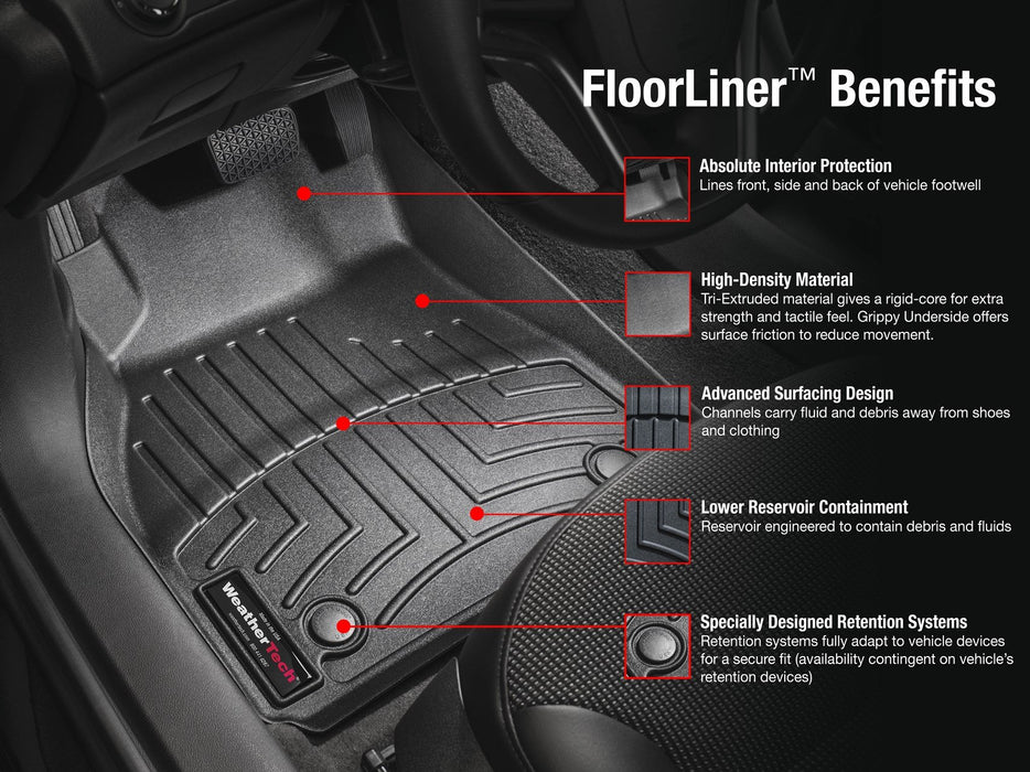 WeatherTech Tacoma Floor Liner For Tacoma 2016-2022