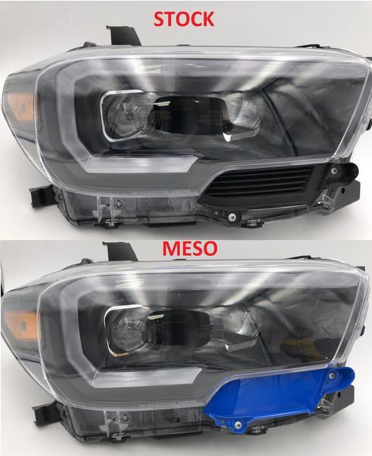 Meso Customs Headlight Trim Plates For Tacoma (2016-2023)
