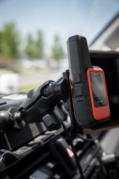 RAM Composite Double Ball Mount With Hardware – For Garmin Striker & More, Boat Dash Mount (54600)