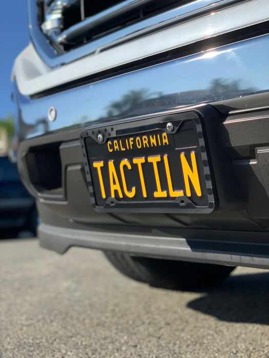 Tactilian Silicone American Flag License Plate Frame