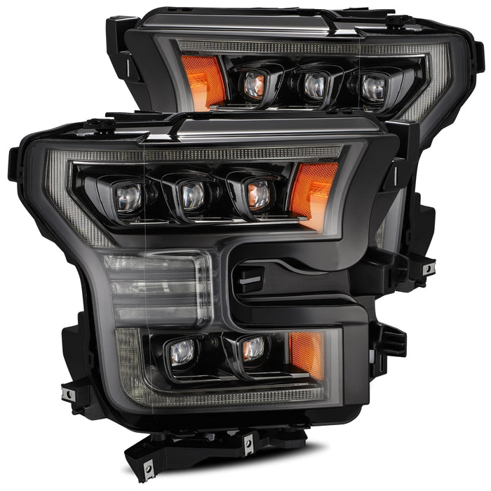 Alpharex NOVA-Series LED Projector Headlights Alpha-Black For Raptor (2017-2020)