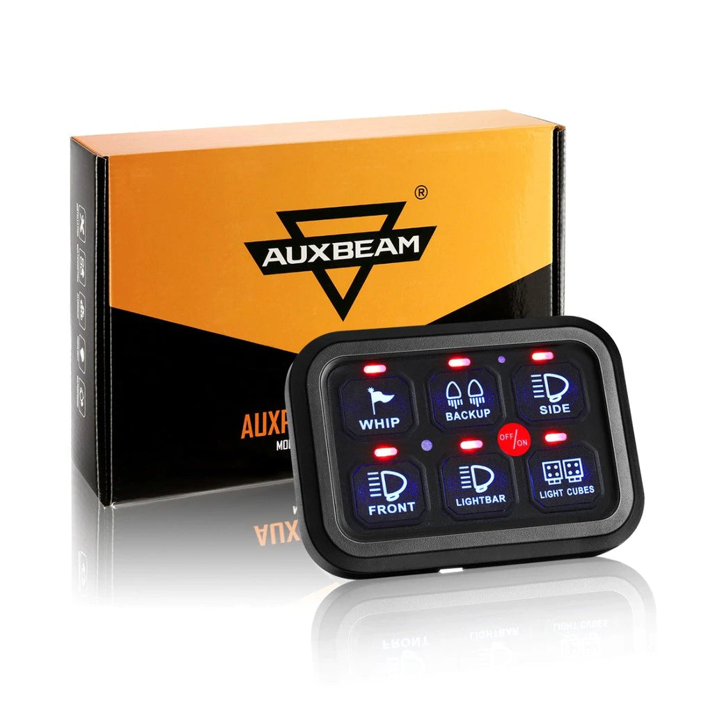 Auxbeam 6 Gang LED Switch Panel Kit — Overland Depot