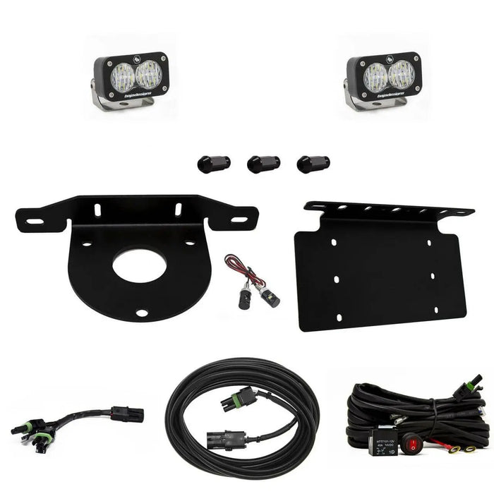 Baja Designs S2 Sport Dual Reverse Light Kit with License Plate Mount For Bronco (2021-2022)