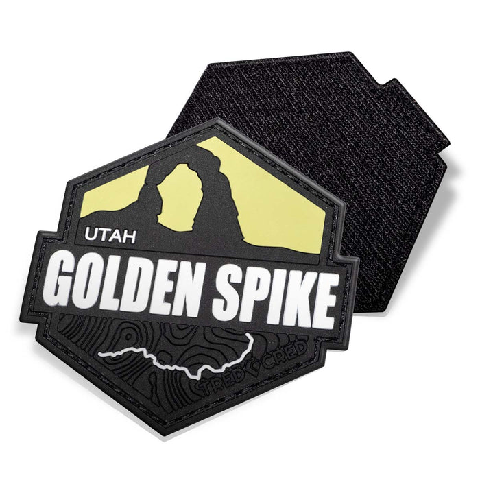 Tred Cred Golden Spike Patch