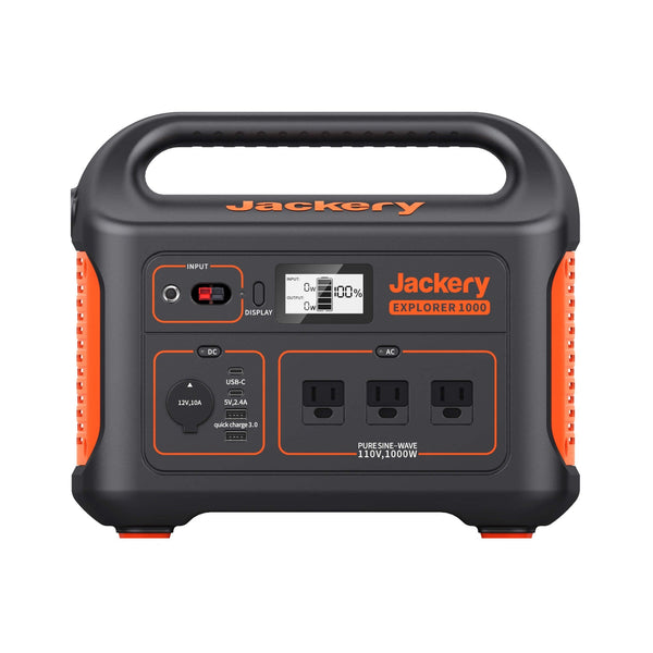 Jackery ポータブルパワー1000 100V 1000W Jackery Explorer 1000 Portable Power Station — Overland Depot