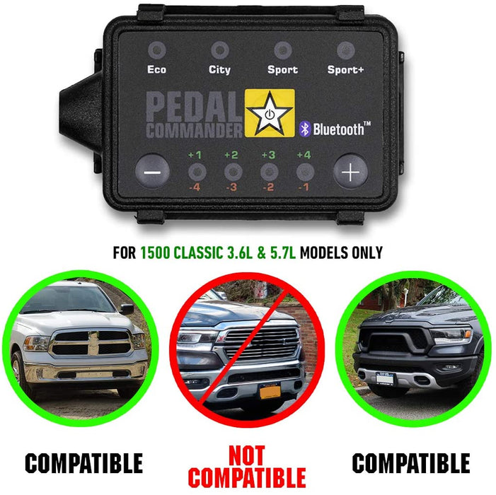 Pedal Commander Throttle Response Controller For Ram 1500 (2019