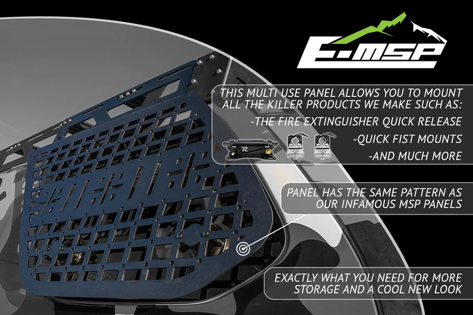 Rago Fabrication E-MSP Exterior Modular Storage Panel For 4Runner (2010-2023)