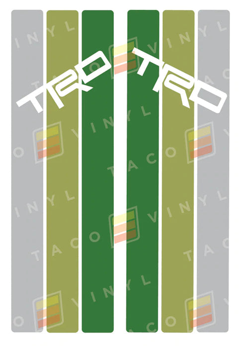 Taco Vinyl Rear Window Stripes For 4Runner