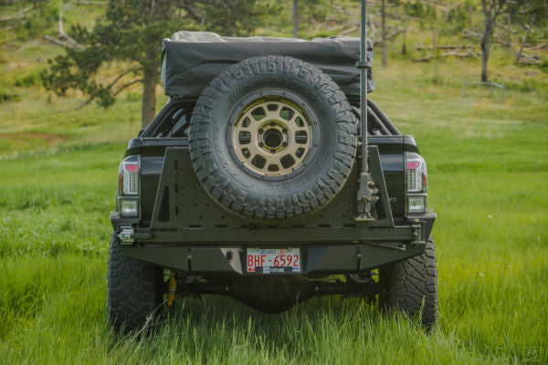 C4 Fabrication Overland Series High Clearance Rear Bumper For Tacoma (2016-2023)