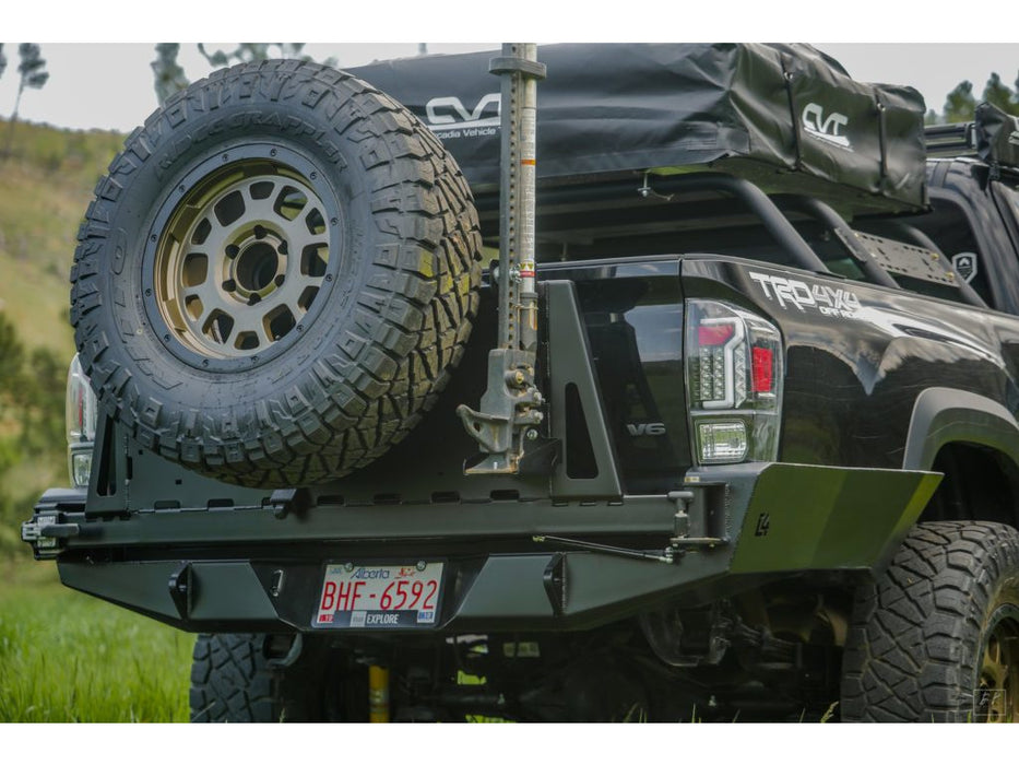 C4 Fabrication Overland Series High Clearance Rear Bumper For Tacoma (2016-2023)