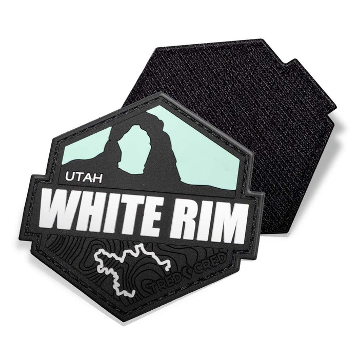 Tred Cred White Rim Patch